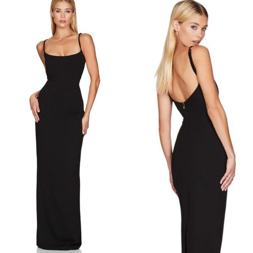 NOOKIE Bailey Black Maxi Dress NEW